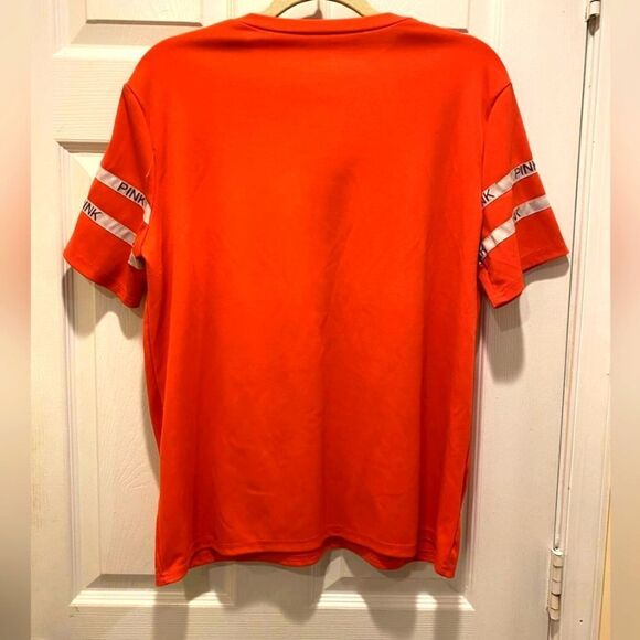 Pink by Victoria Secret Tshirt, sz L, Women's, orange. - Picture 2 of 2